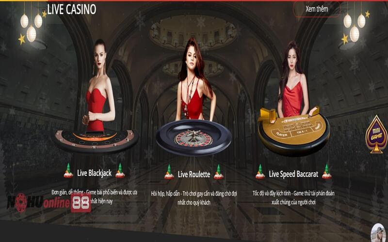 Live casino online thách thức tâm lý người chơi