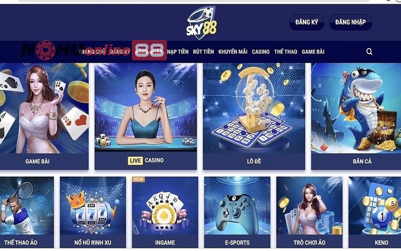 Sân chơi xanh chín Sky88