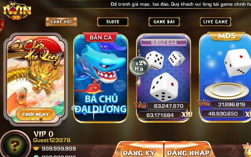 Thông tin chi tiết về cổng game hàng đầu Iwin