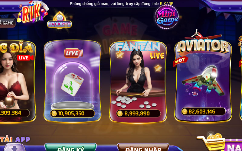 Chơi gì tại kho game Rikvip?