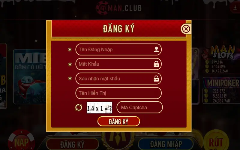 Hướng dẫn đăng ký/đăng nhập Man club chi tiết và dễ hiểu