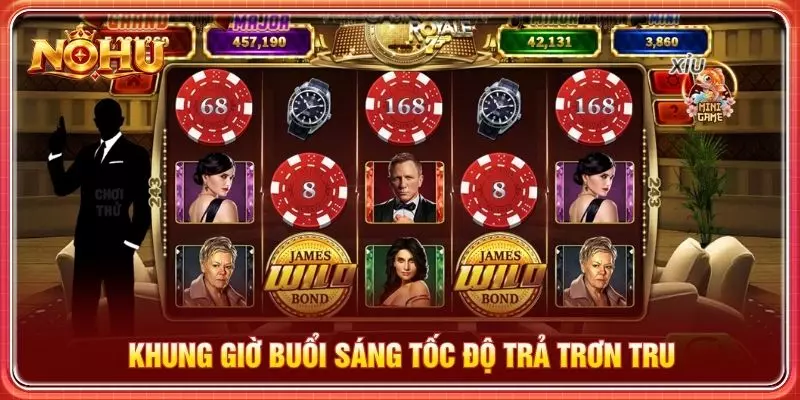 Khung giờ buổi sáng tốc độ trả trơn tru