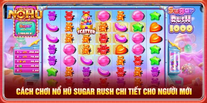 Bảng trả thưởng nổ hũ Sugar Rush cần nắm rõ để đặt cược