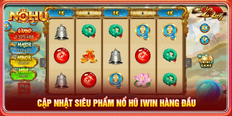 Cập nhật những siêu phẩm slot thu hút người chơi tại Iwin