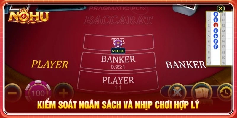 Kiểm soát ngân sách và nhịp chơi hợp lý