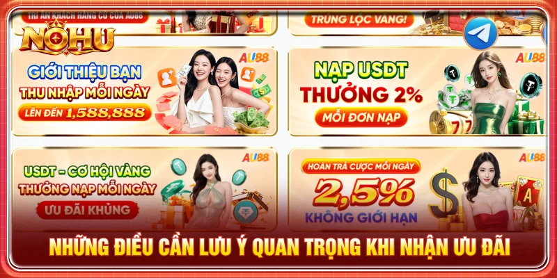 Lưu ý quan trọng khi đăng ký và nhận ưu đãi khuyến mãi