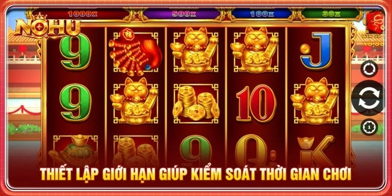 Thiết lập giới hạn giúp kiểm soát thời gian chơi