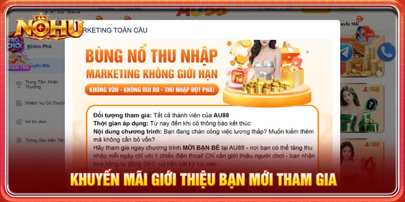 Ưu đãi dành cho thành viên khi giới thiệu người mới
